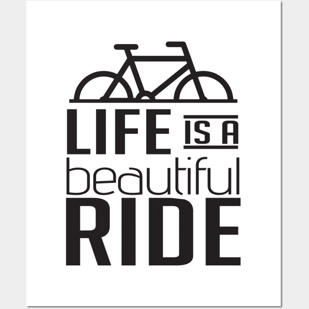 Life is a beautiful ride Wall Art by nektarinchen